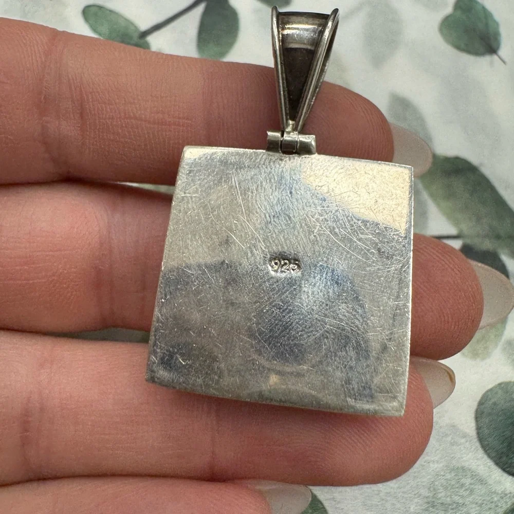 Stunning Mahogany Obsidian Pendant Set In Sterling Silver 17.5g